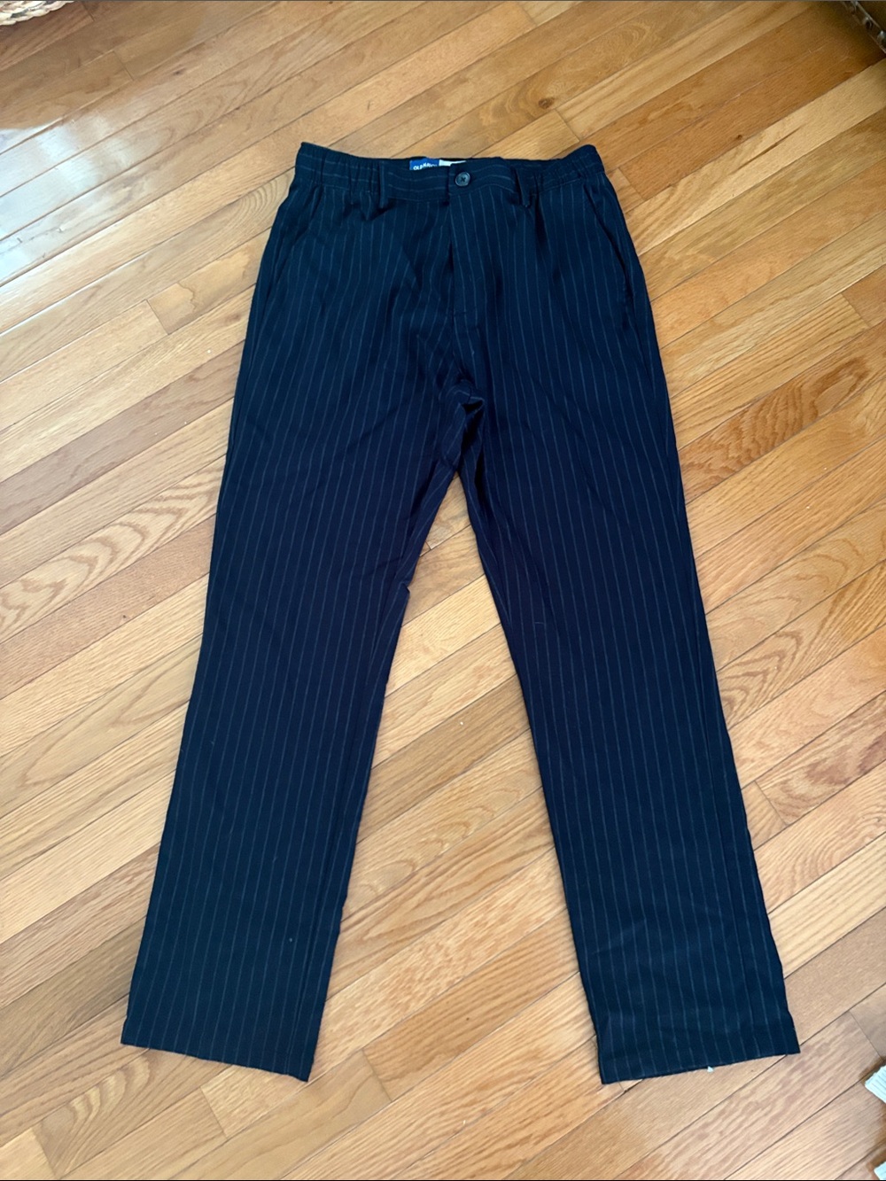 Old Navy Black Pinstripe Men's Dress Pants